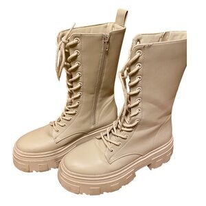 Lace Up Combat Boots